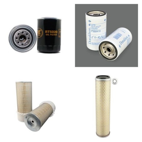 Filter Kit for Komatsu D31A:S/P/Q16 Air Oil Fuel Filters with 4D105-3 56495- Engine Serial No 25001-