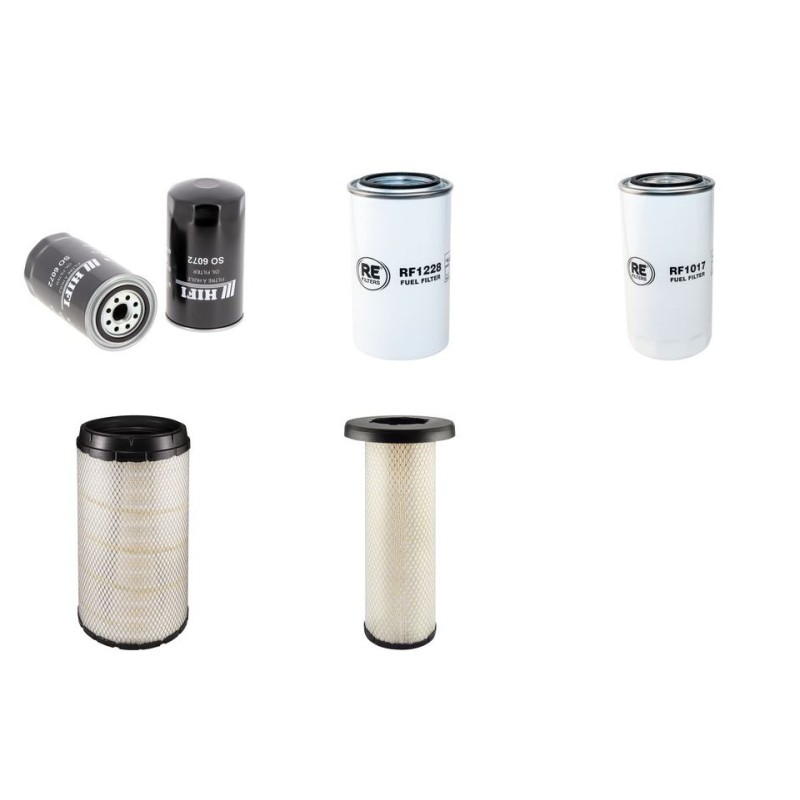 Filter Kit for Komatsu D51EX/PX-22 with SAA 6D107E1 Engine YR 2007-