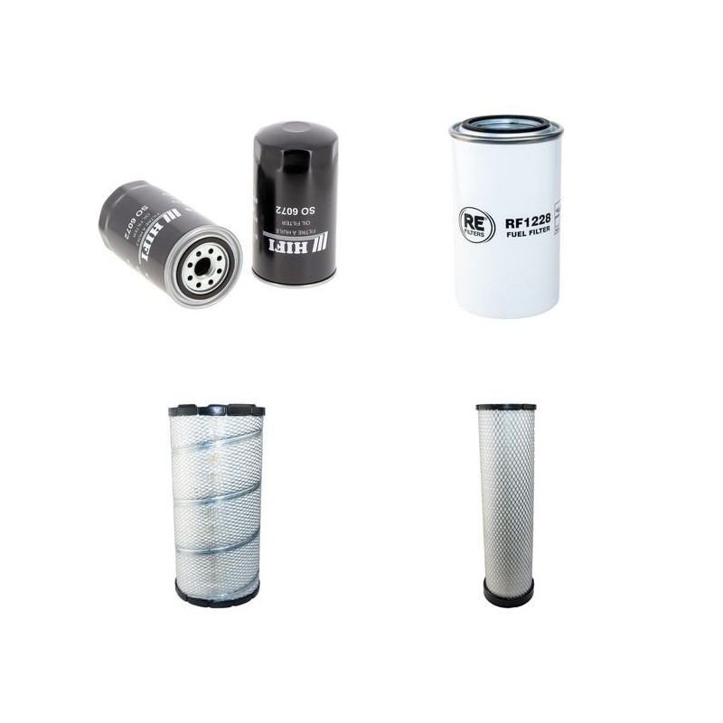 Filter Kit for Komatsu D61PX-15E0 Air Oil Fuel Filters with Komatsu SAA 6D107E-1 Engine Serial No B45001-