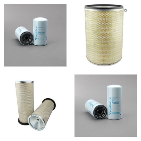 Filter Kit for Komatsu D65PX-2 with Komatsu S 6D125-1 Engine Serial No 60001-60941