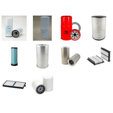 Filter Kit for Komatsu D65EX/PX-15 with SA6D125E-3 Engine