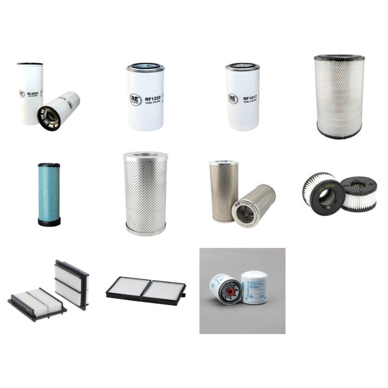 KOMATSU D 65 EX/PX-15 Filter Service Kit SN 69001-