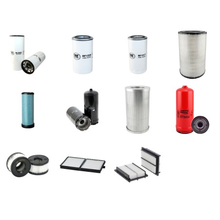 Filter Kit for Komatsu D65EX/PX-16 with Komatsu SAA6D114E-3 Engine