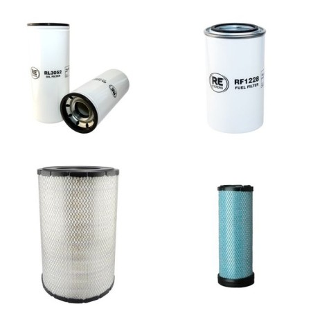 Filter Kit for Komatsu D65EX/PX-17 Air Oil Fuel Filters with Komatsu SAA6D114E-3 Engine