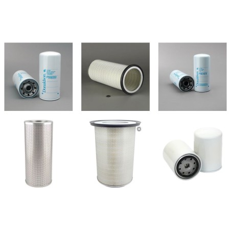 Filter Kit for Komatsu D155AX-3 with Komatsu S 6D140-1 Engine Serial No 60001-