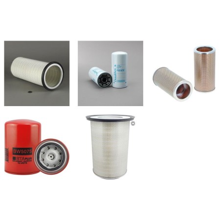 KOMATSU D 375A Filter Service Kit w/KOMATSU SA6D170E-2A Eng.
