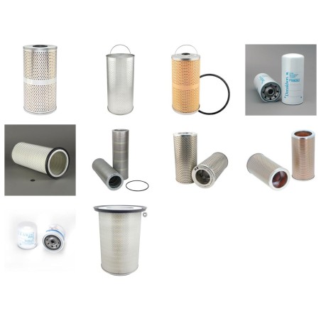 KOMATSU D 455AS-1 Filter Service Kit w/Cummins VTA 1710 Eng.