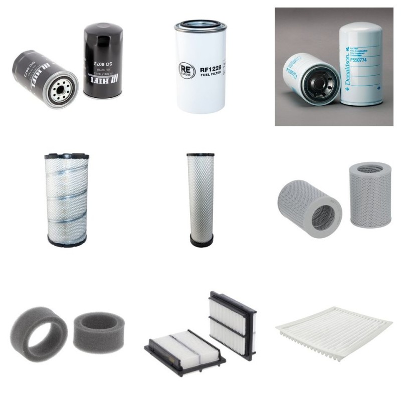 KOMATSU HB 205 Filter Service Kit w/KOMATSU SAA4D107E-1-A Eng.