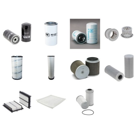 KOMATSU HB 215 Filter Service Kit w/KOMATSU SAA4D107E-1-A Eng.