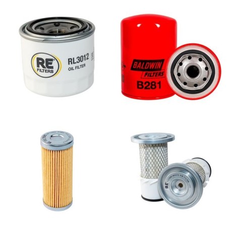 Filter Kit for Komatsu PC05-5 with Yanmar Engine Serial No 2501-