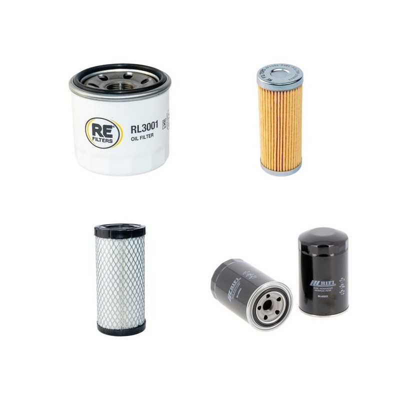 KOMATSU PC 09-1 Filter Service Kit w/Komatsu 2D68E-3A Eng.
