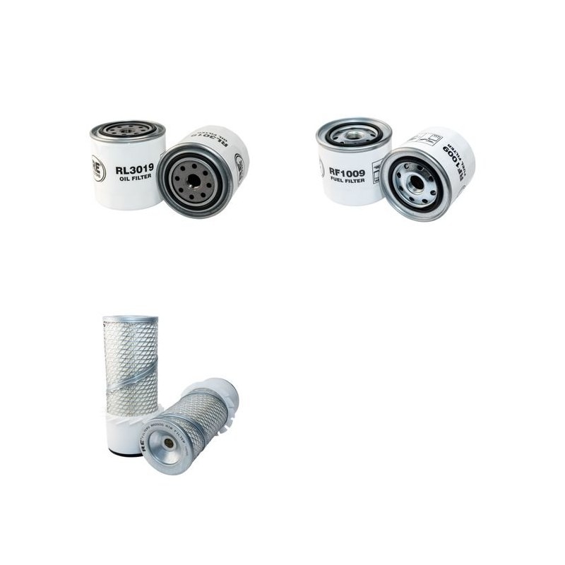 Komatsu PC10-6 Filter Service Kit - Perkins Engine - Air, Oil, Fuel Filters