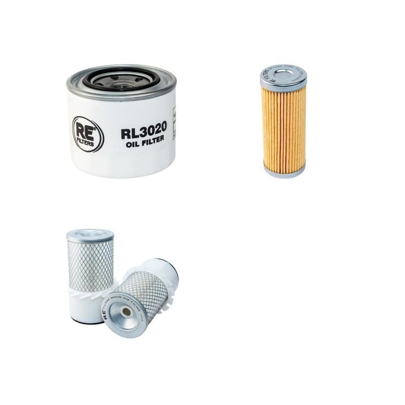 Filter Kit for Komatsu PC10-6 - with Yanmar Eng - Air, Oil, Fuel Filters