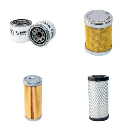 Filter Kit for Komatsu PC14R Air Oil Fuel Filters