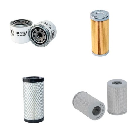KOMATSU PC 14R3 (HS) Filter Service Kit w/Komatsu 3D67E-2A Eng. 2008-
