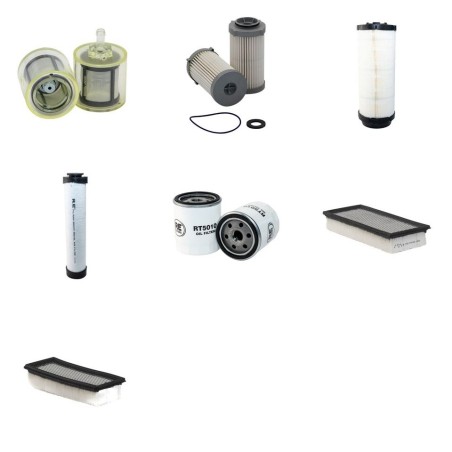 Filter kit suitable for CAT 232D with CAT C2.2 Engine Serial No DPR