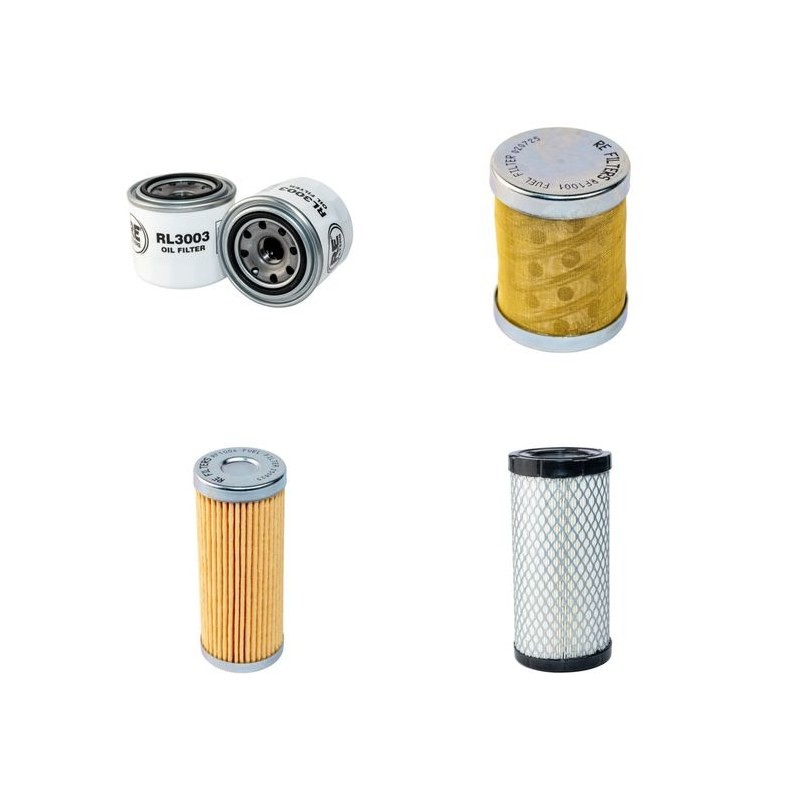 Filter Kit for Komatsu PC16R2 Air, Oil, Fuel Filters