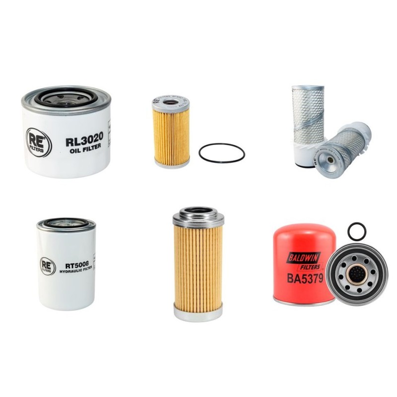 Filter Kit for Komatsu PC20-7 Serial No 35001-42354