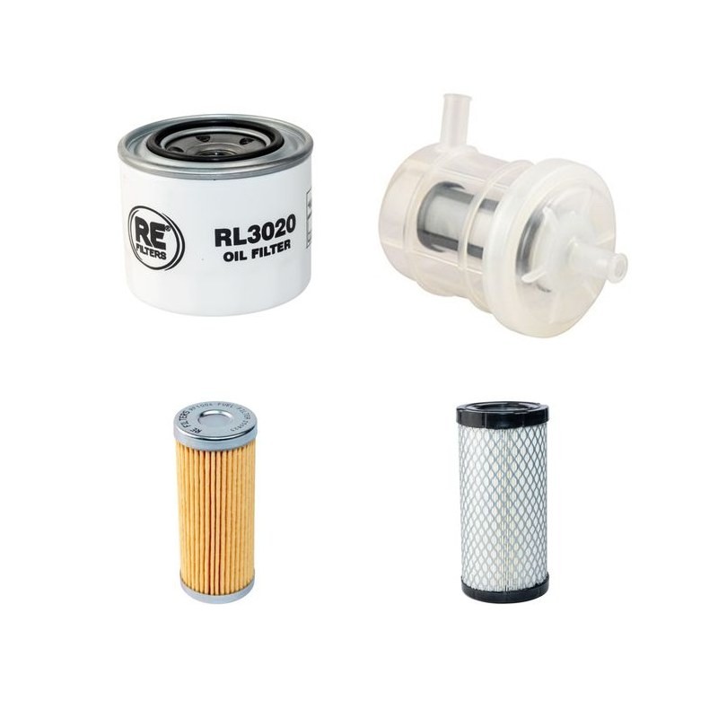 Komatsu PC20 MRX Filter Service Kit - Air, Oil, Fuel Filters