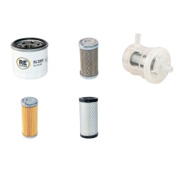 Komatsu PC20 MR-2 Filter Service Kit W/ 3D76E Engine - Air, Oil, Fuel Filters
