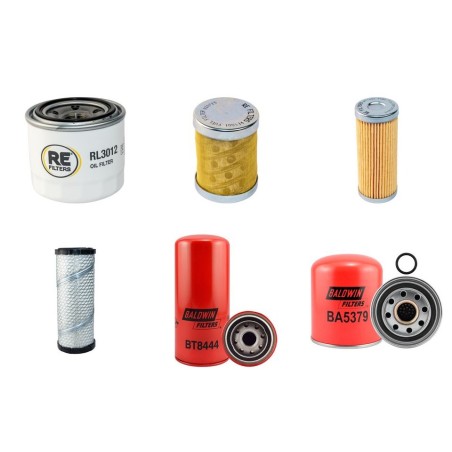 KOMATSU PC 20R (-8) Filter Service Kit w/Yanmar 3 D78AE-3FA Eng. Serial No -F30790