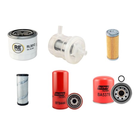 KOMATSU PC 20R (-8) Filter Service Kit w/Yanmar 3 D78AE-3FA Eng. Serial No F30791-