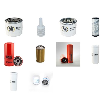 KOMATSU PC 27R-8 Filter Service Kit w/Komatsu 3D82AE-5MFA Eng. Serial No F 31254-