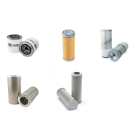 KOMATSU PC 30-5  Filter Service Kit w/Yanmar 3D84-1 Eng. SN   16001-