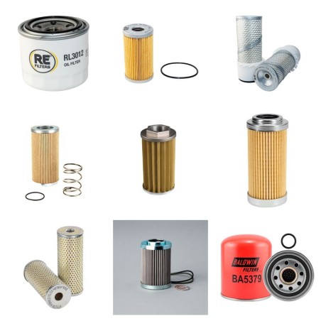 Filter Kit for Komatsu PC30-7E with Yanmar 3D84-2 Engine