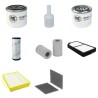 KOMATSU PC 35MR-2 GALEO Filter Service Kit w/Komatsu 3D88E-5P Eng.