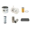 KOMATSU PC 40 MR/MRX 1(E) Filter Service Kit w/KOMATSU 4D84E-3EC Eng.