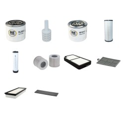 KOMATSU PC 45MR3 Filter Service Kit w/Komatsu 4D88E-6 Eng. 2008-