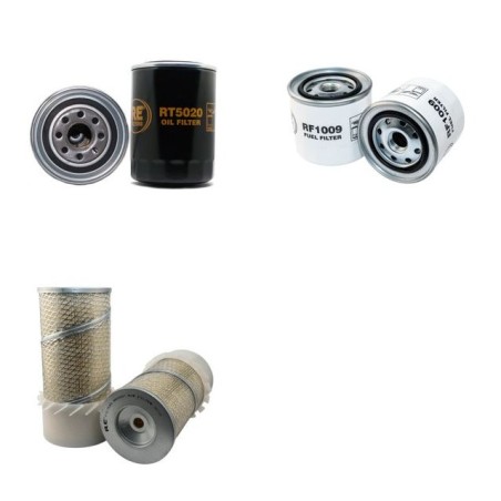 Filter Kit for Komatsu PC60-1-2/U1-2 Air Oil Fuel Filters with Komatsu 4D94-2/ 4D94-3 Engine