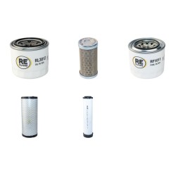 Filter Kit for Komatsu PC75R-2 with Yanmar 4D98E-1FB Engine Air, Oil, Fuel Filters