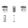 Filter Kit for Komatsu PC75R-2 with Yanmar 4D98E-1FB Engine Air, Oil, Fuel Filters
