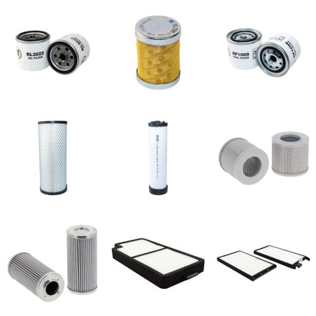 Filter Kit for Komatsu PC78MR-6 with S4D95LE-3 Engine