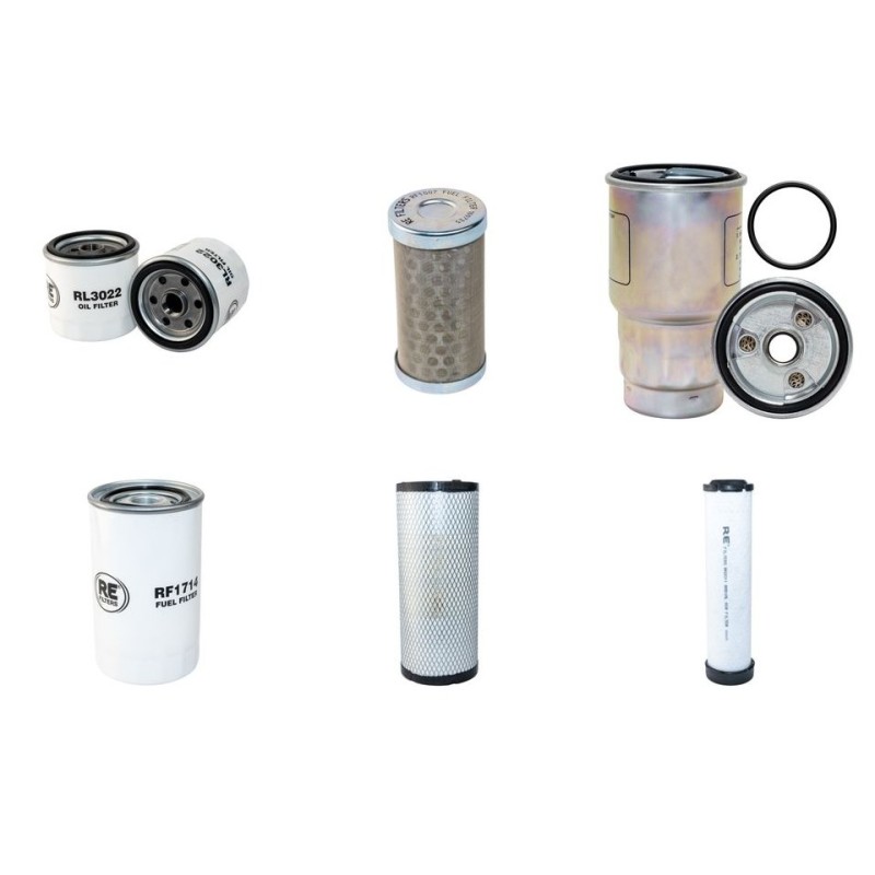 Komatsu PC88MR-6 Filter Service Kit - Air, Oil, Fuel Filters