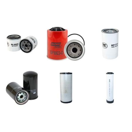 Filter Kit for Komatsu PC88MR-8 with Komatsu SAA4D95-LE5 Engine YR 2009-