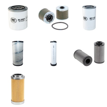 KOMATSU PC 110R-1 Filter Service Kit w/KOMATSU S4D106-1FD Eng.
