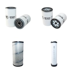 Filter Kit for Komatsu PC128US-2 Air Oil Fuel Filters with Komatsu S4D102E-1 Engine Serial No 7801-