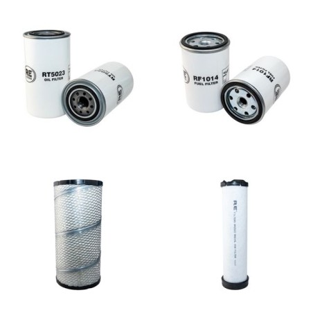 KOMATSU PC 128 US-2  Filter Service Kit Air Oil Fuel Filters w/KOMATSU S4D102E-1 Eng. SN  7801-