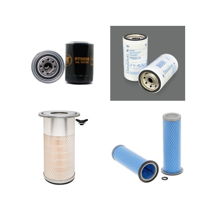 Komatsu PC130-6 Filter Service Kit - Double Air, Oil, Fuel Filters