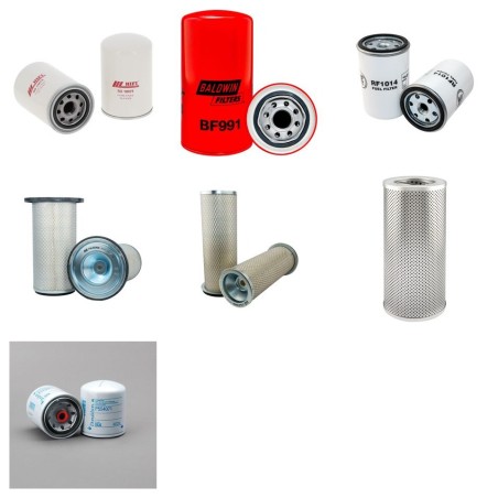 Filter Kit for Komatsu PC130-6K with SUD 102E-1-A Engine