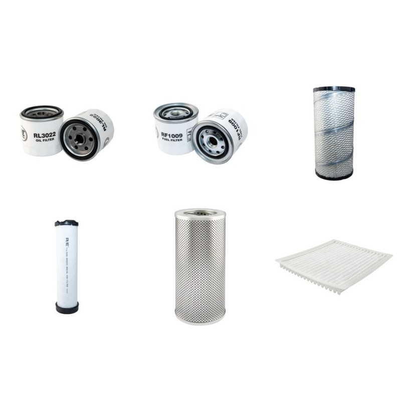 KOMATSU PC 130-7K Filter Service Kit w/SAA4D95LE-3 Eng.