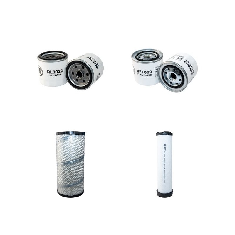 KOMATSU PC 130-7K Filter Service Kit Air Oil Fuel Filters w/SAA4D95LE-3 Eng.