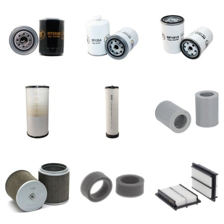 KOMATSU PC 160LC-7K Filter Service Kit w/SAA 4D102E-2 Eng.
