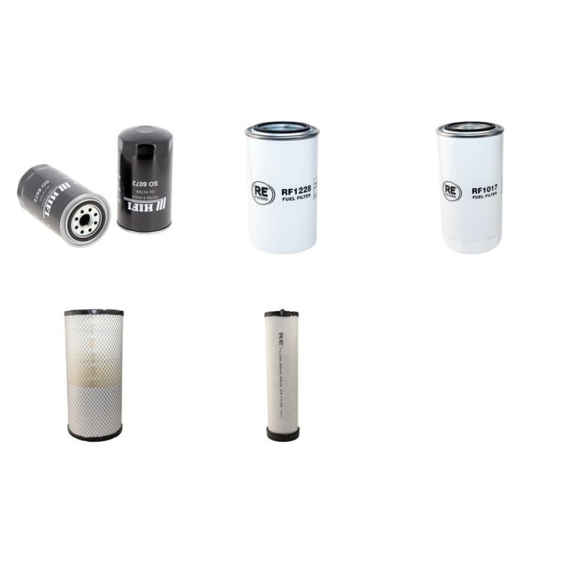 Komatsu PC160-8 Filter Service Kit, Air, Oil, Fuel