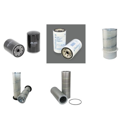 KOMATSU PC 200-2/ PC 200LC-2 Filter Service Kit w/KOMATSU 6D105-1 Eng.