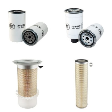 KOMATSU PC 210-5K  Filter Service Kit Air Oil Fuel Filters w/Perkins 1006-6T Eng. SN   K20001-