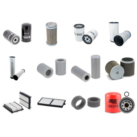 KOMATSU PC 210(U)-7K/LC-NLC Filter Service Kit w/Komatsu SAA 6D102E Eng. Serial No K40001-